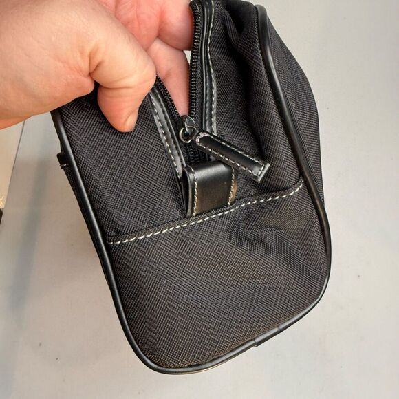 RL Ralph Lauren Black Travel Toiletry Cosmetic Bag 10" x 6" x 5" - Picture 16 of 16